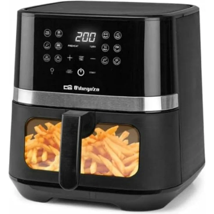 Orbegozo FDR 68, Luftfritteuse 6,5 l, 1800 W, ohne Öl, Schwarz – Bild 1