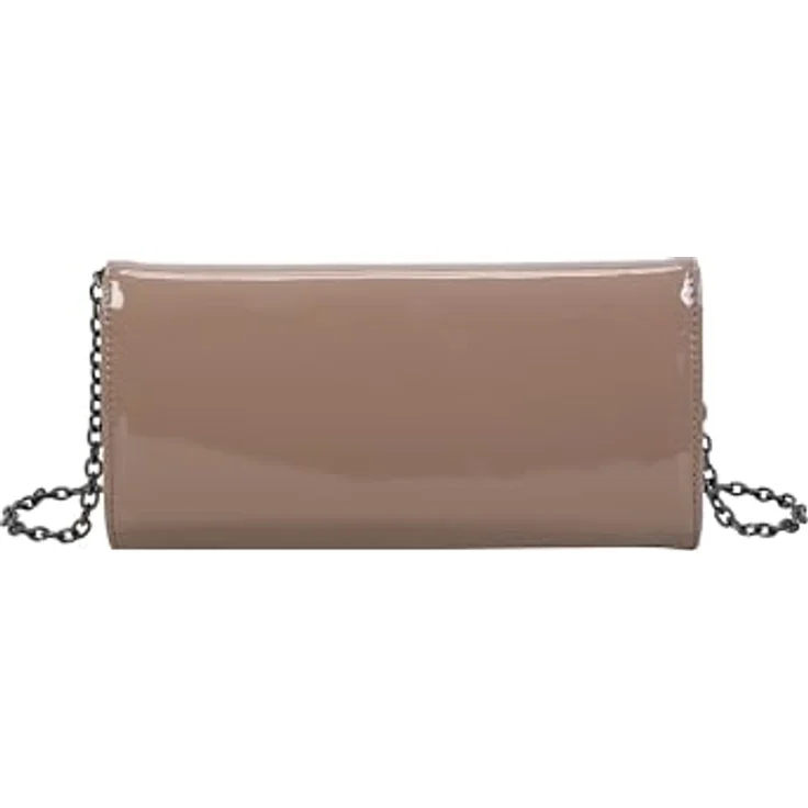 Buffalo Secco Clutch Tasche, Handtasche 25 cm mit Reißverschlussfach, grau, abnehmbarer Schulterriemen – Bild 3