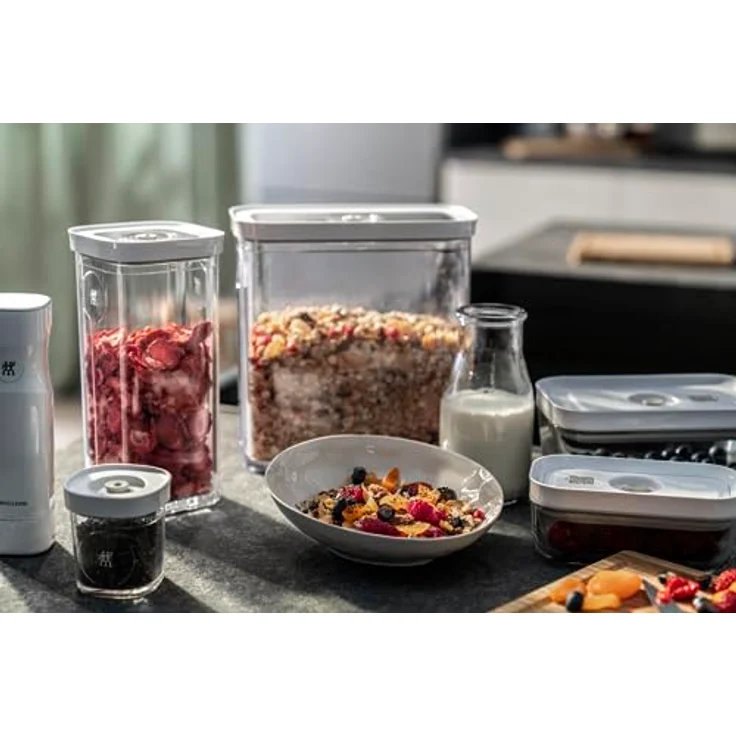 ZWILLING Fresh & Save Cube 3M, transparente Vorratsdose mit Vakuumfunktion und NFC-Etiketten, 2,9l – Bild 5