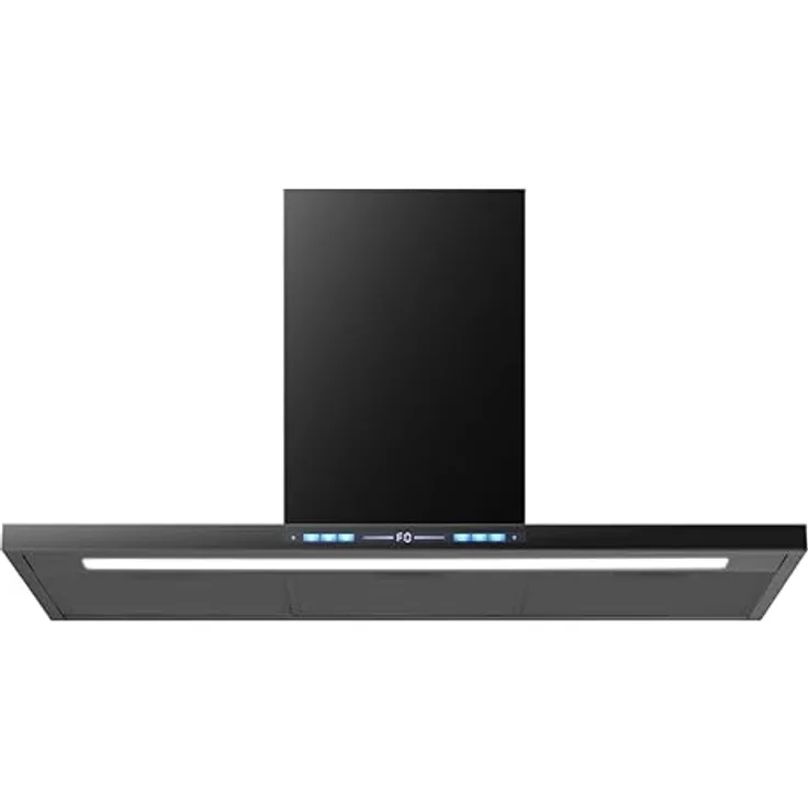 Wolkenstein Dunstabzugshaube WT3-90-A++BR | Touch Control | 90 cm | nur 66 dB | schwarz