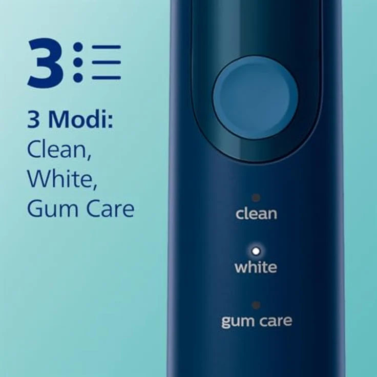 Philips Sonicare ProtectiveClean 5100 HX6851/53 dark blue, Schalltechnologie, 3 Reinigungsprogramme, Inkl. Reiseetui – Bild 6