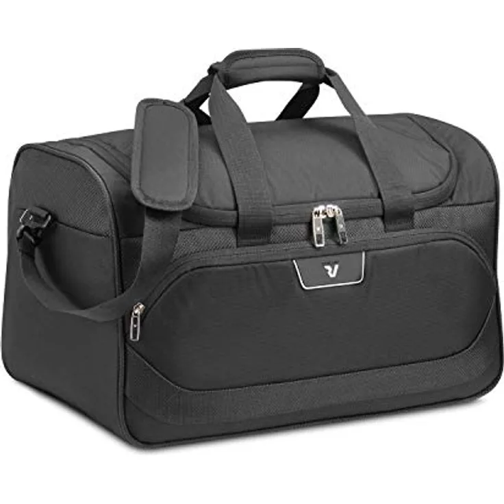 Roncato Joy Weekender Reisetasche, 50 cm, schwarz, 100% Polyester, vielseitig und elegant