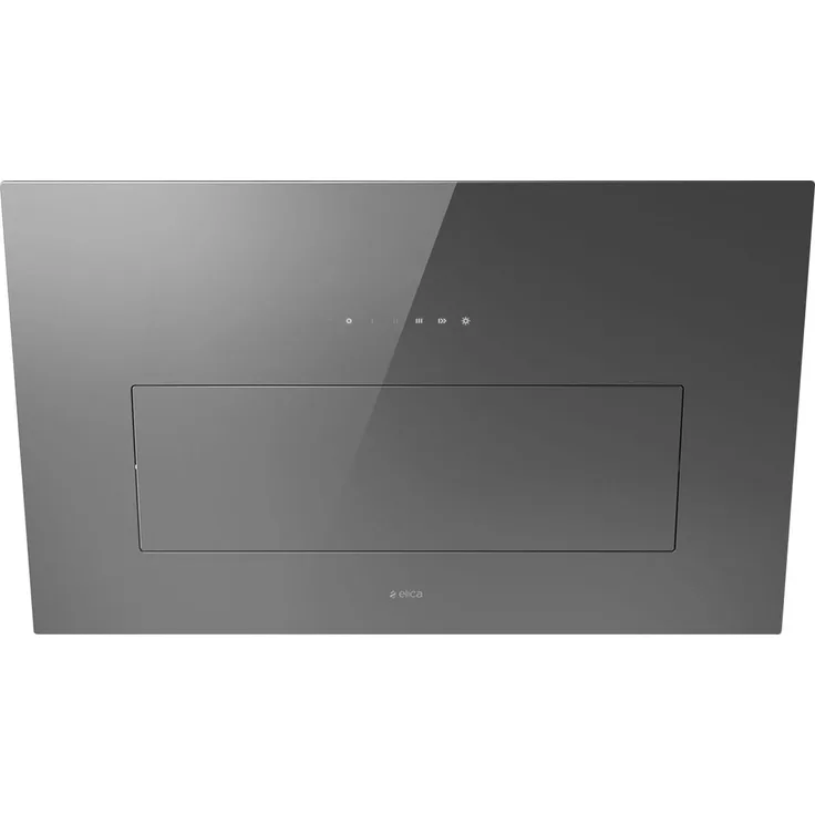 Elica Bloom PRF0164462A Kopffreihaube, 85 cm, graue Wandhaube mit Touch Control und LED-Beleuchtung