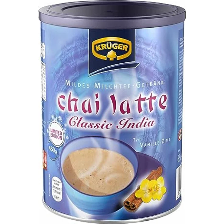 Krüger Chai Latte Vanille-Zimt, 450g Dose – Bild 2