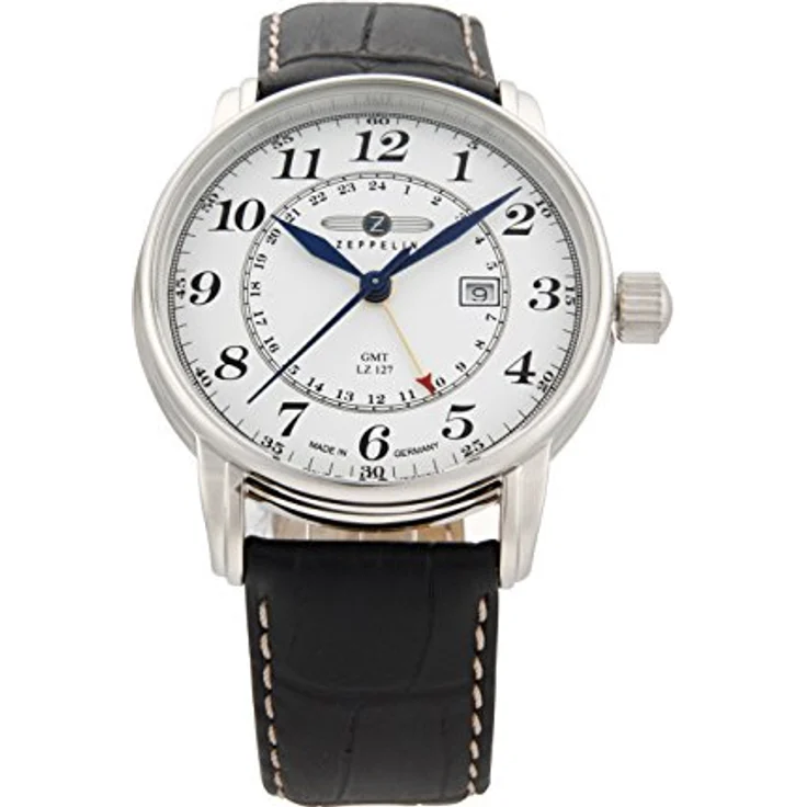Zeppelin Herren Analog Quarz Uhr mit Leder Armband 76421 – Bild 2