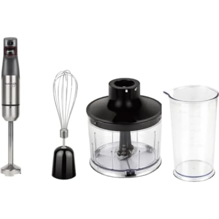 Kuvings MIXPRO1000, Stabmixer mit 1.000 W Leistung, Gun Metal und Weiß, 2 Geschwindigkeitsstufen – Bild 2