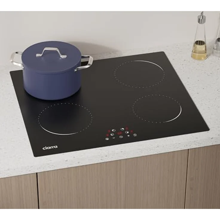 CIARRA CABBIH4-C 60cm Einbau Induktionskochfeld mit 4 Zonen, Touch-Bedienung, 9 Leistungsstufen, Timer und 6000W Leistung – Bild 2