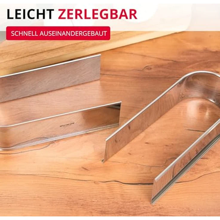 Westmark ausziehbare Backform, 27 bis 40 cm, Oval, Rostfreier Edelstahl, Silber, 31352260 – Bild 11