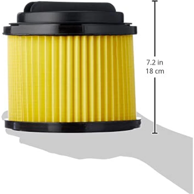 Original Einhell Ersatz-Faltenfilter mit Schraubdeckel (passend für Einhell Nass-Trockensauger, Anwendung beim Trockensaugen – Bild 6