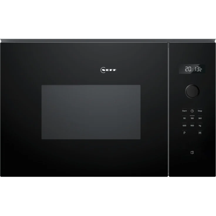 Neff N 50 HLAWD53K0 Einbau Mikrowelle, 59 x 38 cm, Schwarz, 900 W, 25 l Volumen