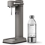 Aarke Carbonator 3, Premium Wassersprudler aus Edelstahl mit Aarke Flasche, Mattgrau Finish
