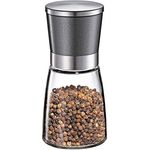 cilio Gewürzmühle BRINDISI 14 cm, Pfeffer-/Salzmühle, Keramikmahlwerk anthrazit, 613407