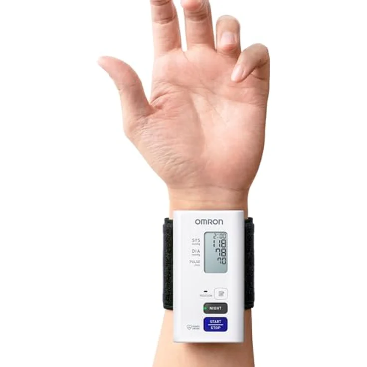 NightView Handgelenk-Blutdruckmessgerät, klinisch validiert, geräuschlose und komfortable Messung, mit automatischer Messfunktion in der Nacht, Bluetooth- und Smartphone-kompatibel – Bild 3