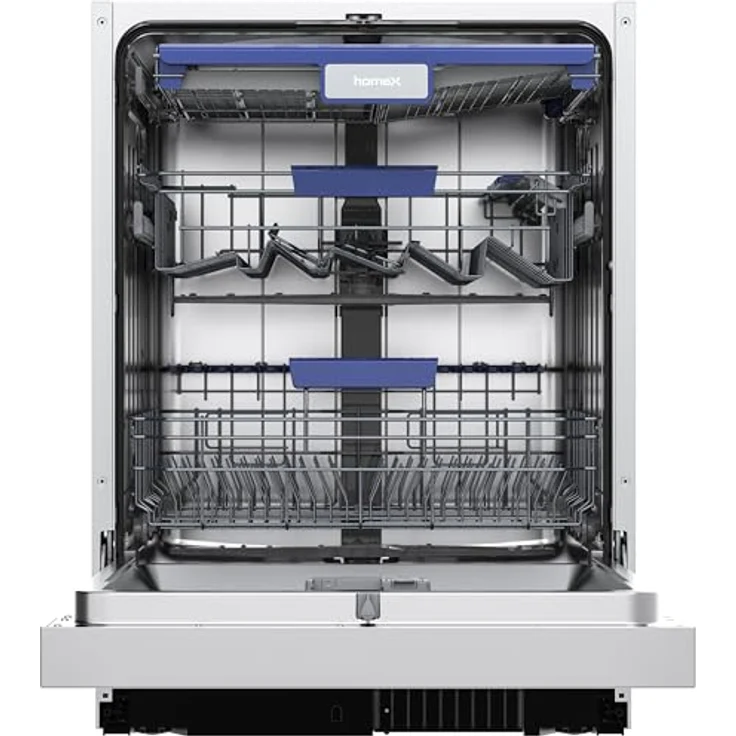 homeX DWSI601442A Geschirrspüler 60 cm, teilintegrierbar, 14 Maßgedecke, 9 Programme, leiser Betrieb 42 dB, Energieeffizienzklasse A – Bild 13