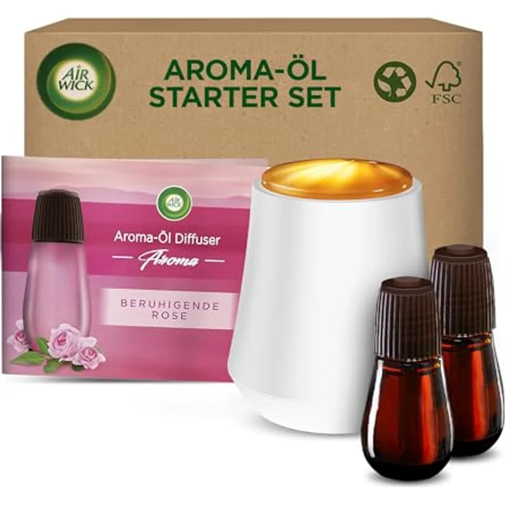 Airwick Aroma OIL Diffuser Starter SET ROSE(2 Bottles) – Bild 2