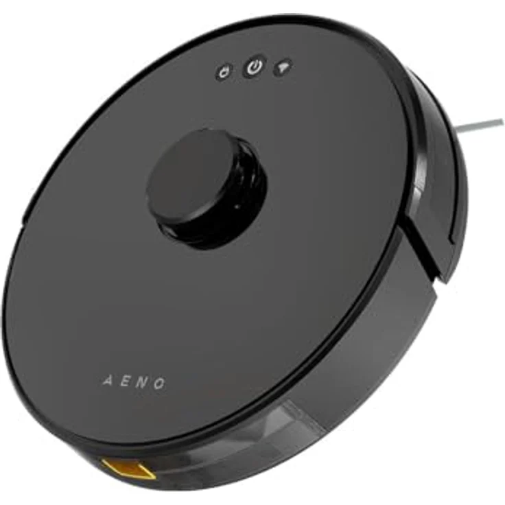 Aeno RC3S Saugroboter mit Wischfunktion, 130 min Akkubetrieb, 2000 Pa Saugleistung, Lasernavigation, schwarz – Bild 2