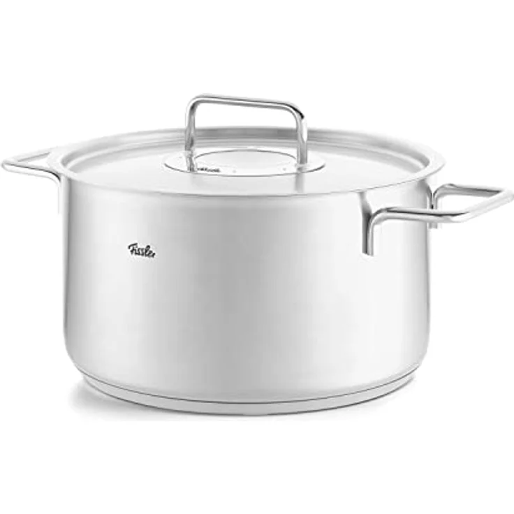 Fissler Pure Collection / Edelstahl-Kochtopf (Ø 24 cm, 5,7L) Töpfe inkl. Metall-Deckel, Innen-Skalierung – Induktion – Bild 3