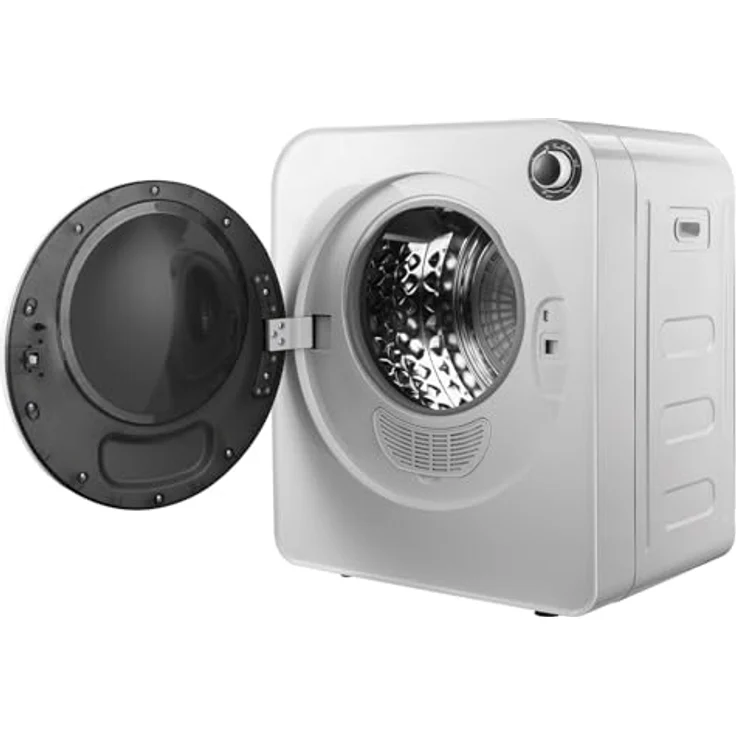 Green Blue GB410 Elektrischer Wäschetrockner | 3 kg Füllgewicht | Einstellbare Trockenzeit 20-180 Minuten | 830 W Leistung | Ablufttrockner für Kleidung | Freistehend oder Wandmontage – Bild 5