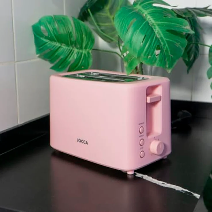JOCCA Sweet Toaster Rosa, 700W mit 2 breiten Schlitzen, 7 Bräunungsstufen & Auftaufunktion – Bild 7