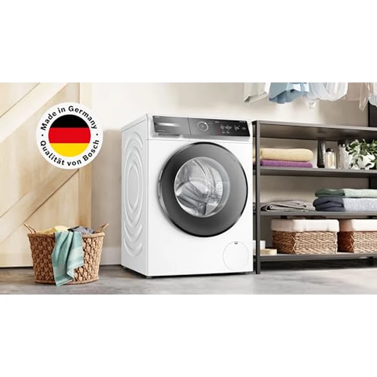 Bosch WGB256A41 Serie 8 Smarte Waschmaschine 1-10kg, 1600 UpM, Made in Germany, i-DOS, Fleckenautomatik, Iron Assist, Nachlegefunktion – Bild 2