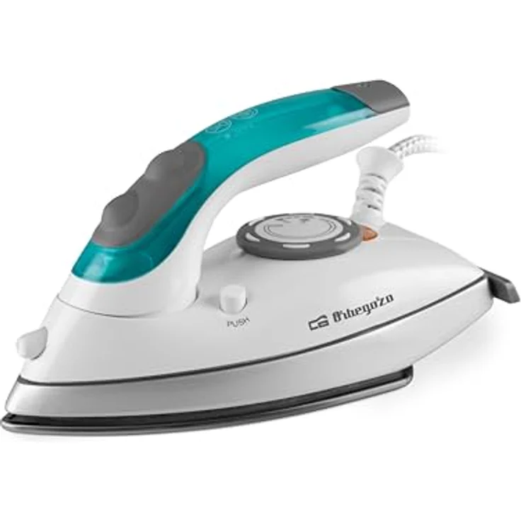 Orbegozo SV 1020, Dampfbügeleisen mit 1100 Watt, Antihaft-Platte, Sprühfunktion, Weiss Blau – Bild 1