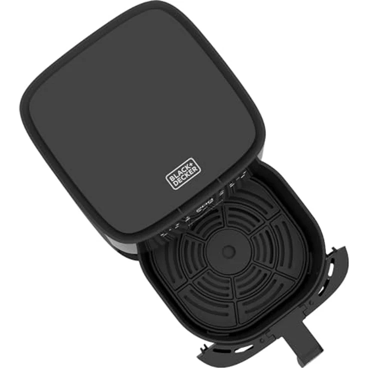 Black + Decker BXAF5000E 5 L Heißluftfritteuse ohne Öl, 1450 W, Schwarz – Bild 7