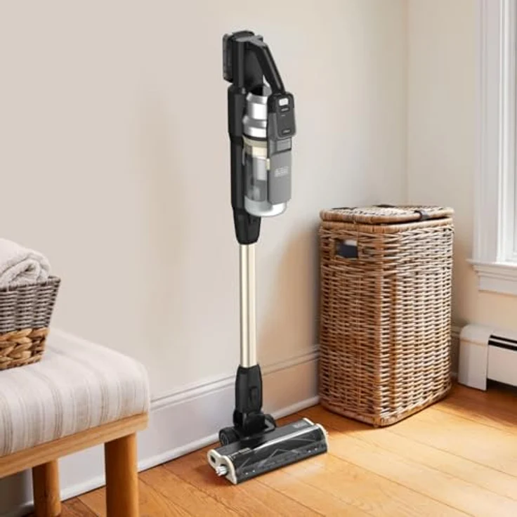 Black + Decker Akku-Hand- und Stielstaubsauger, kabelloser Staubsauger mit leichtem Design, leistungsstarkem Lithium-Akku und vielseitigen Einsatzmöglichkeiten – Bild 7