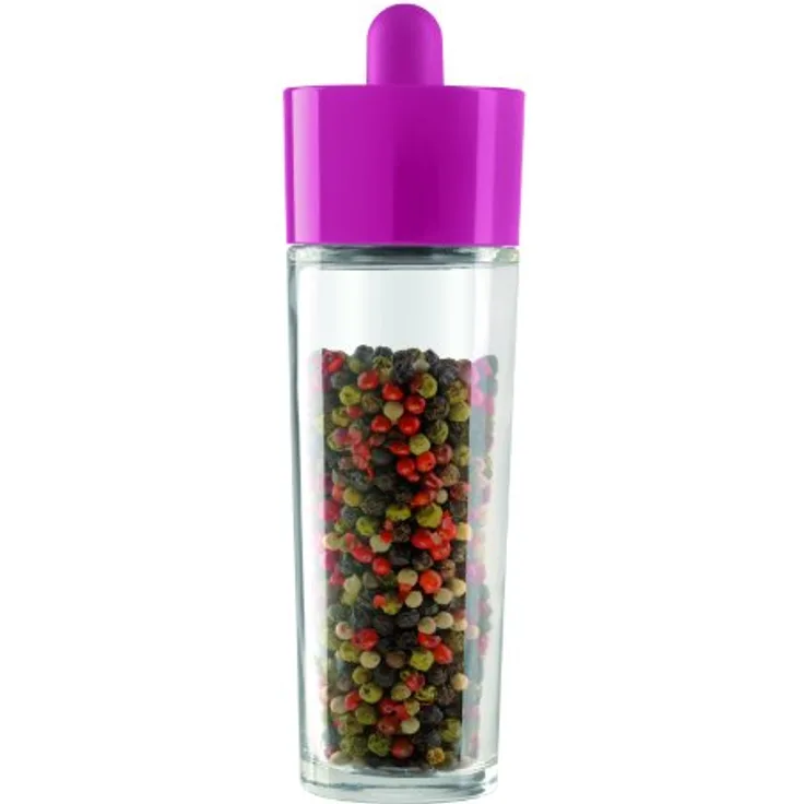 KUHN RIKON 22536 Mühlen Gewürzmühle Design Line Mühle Salz + Pfeffer fuchsia