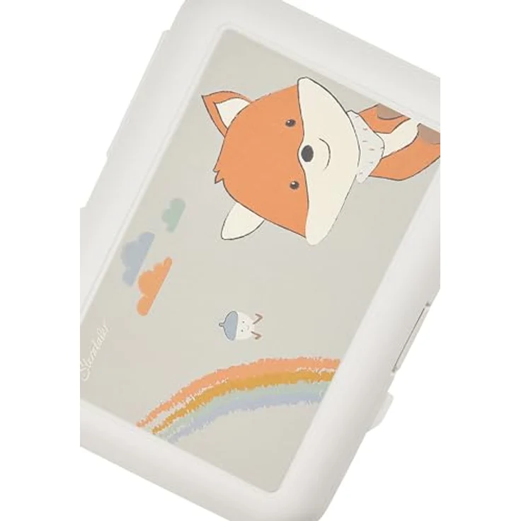 Sterntaler Brotdose Fuchs Filou, praktische Lunchbox mit herausnehmbarem Innenfach, lichtgrau – Bild 3