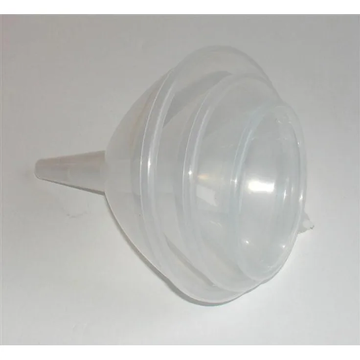 EDA Trichter X3, naturfarben, kegelförmige Form, Ø 10-12-14 cm, lebensmittelgeeignet aus Polypropylen