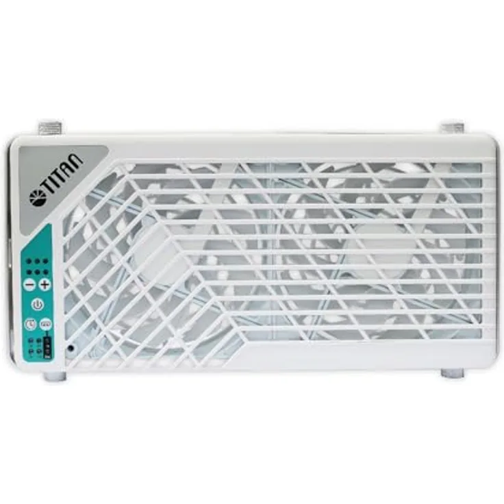 Titan TTC-SC21/V4+ Fenster-Doppellüfter, 2x140mm mit Fernbedienung für Wohnmobil