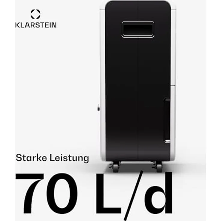 Klarstein Luftentfeuchter Elektrisch bis 90m2, Smart Luftentfeuchter für Wohnung, Bad & Keller, Luft-Entfeuchter Leise, Elektrischer Dehumidifier mit WLAN IoT App, Bautrockner mit 70 L Kapazität, Weiß – Bild 3