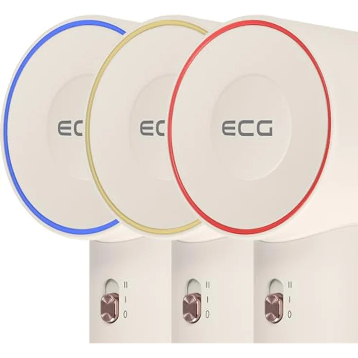 ECG Modifica Sonica Haartrockner 1600 W, ionisierend, mit Kaltluft-Funktion, cremefarben, versandkostenfrei – Bild 2