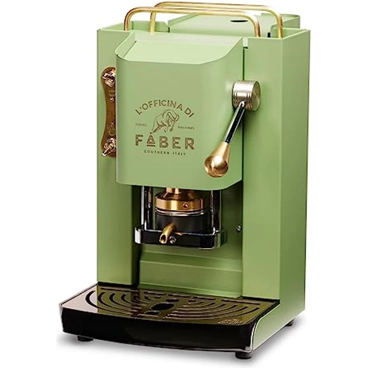 Faber Coffee Machines Pro Deluxe Espressomaschine ESE 44 mm, einfache Reinigung, Tassenwärmer, schnelles Aufheizen, Metallgehäuse – Bild 1
