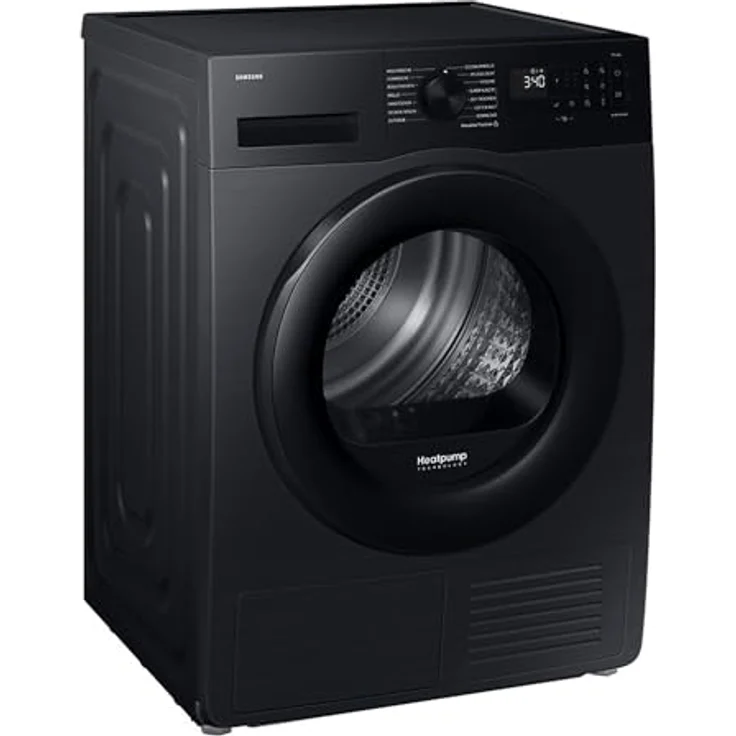 Samsung Wärmepumpentrockner DV90DG52A0ABEG, 9 kg, EEK: A+++, WiFi-SmartThings-App, Hygiene-Programm, Air Refresh, Knitterschutz, Schwarz – Bild 1