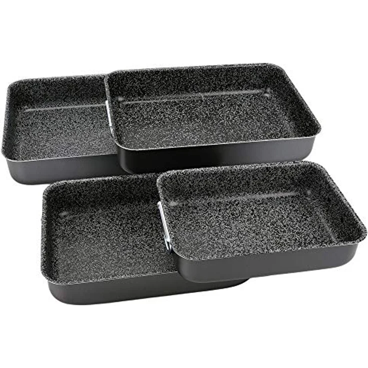 Alluflon Tradition Italien Lasagneform, Aluminium, schwarz – Bild 8