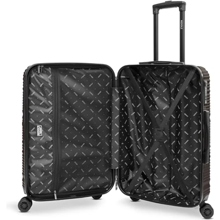 Redolz Koffer Essentials 16 3-SET 4 Rollen Kofferset 3-teilig Braun (XL) – Bild 5