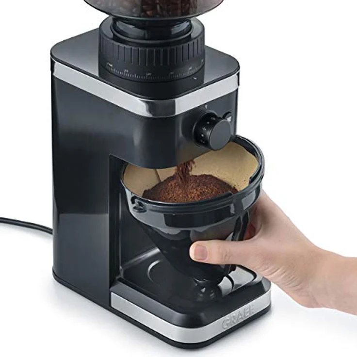 Graef Kaffeemühle CM502, Kaffeemühle, Schwarz – Bild 2