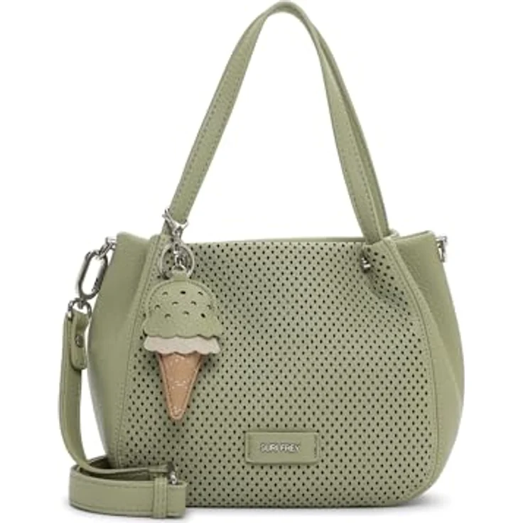 SURI FREY Shopper SFY Cilly, Uni-Design mit abnehmbarem Umhängeriemen und Reißverschluss, schwarz – Bild 1