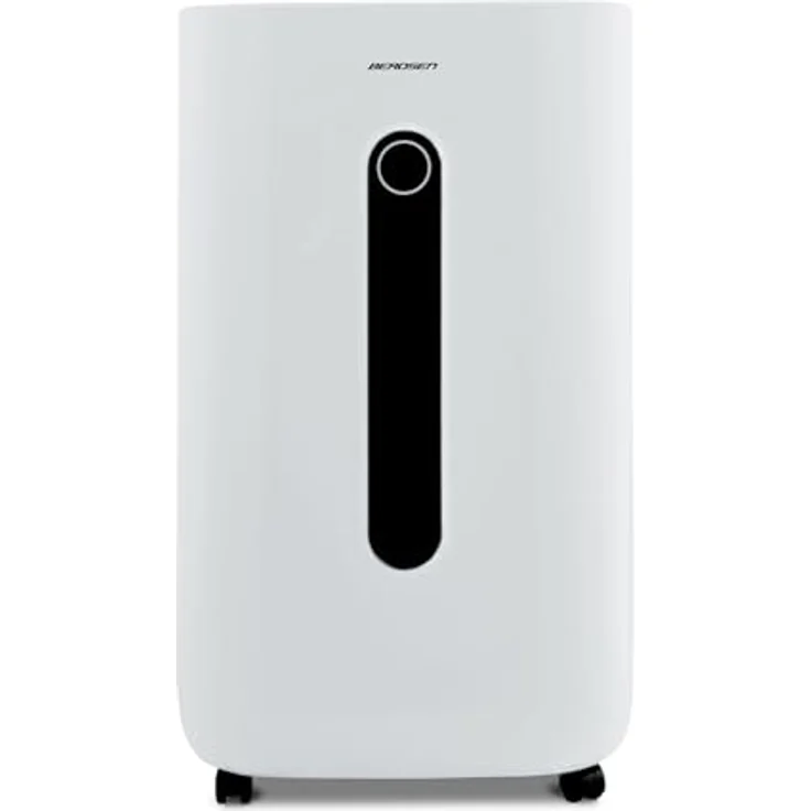 Berdsen BD-523, Kompressor-Luftentfeuchter mit Ventilator, 20 l/Tag, für Räume bis 60 m³, Wäschemodus, elektrisches Gerät, Weiß – Bild 2