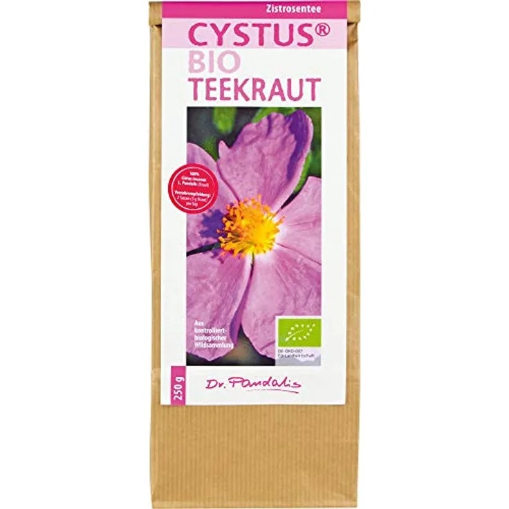 Dr. Pandalis Cystus Bio Teekraut, 250 g Tee aus Cistus incanus