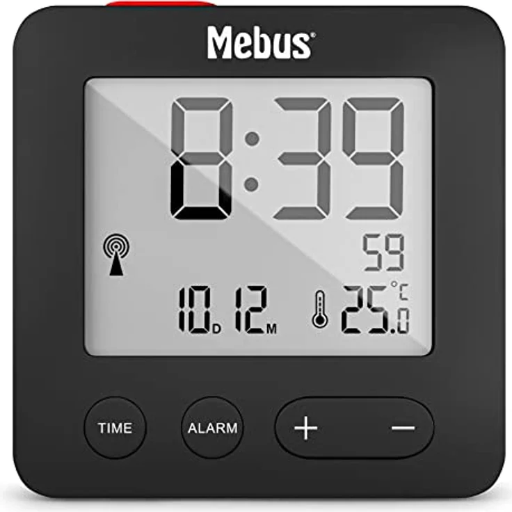 Mebus 25801, Elektronischer Radiowecker mit Mehrfarbigen Display und hochwertiger Verarbeitung – Bild 3