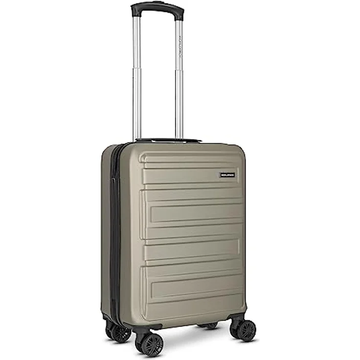 Worldpack New York 2.0 Handgepäck Koffer | Hartschalen Kabinentrolley mit 4-Rollen-System, arretierbarer Tragegriff und Zahlenschloss | 38 cm x 22 cm x 55 cm - 2,6kg – Bild 2