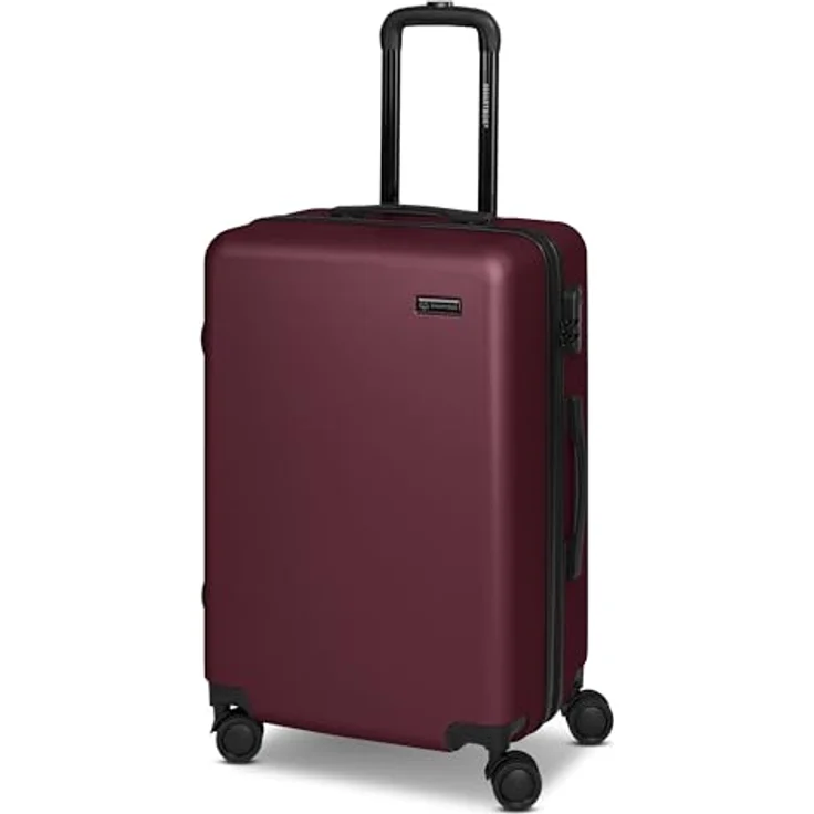 SMARTBOX Hartschalen Check-in Koffer M Trolley 43 x 27 x 66 cm, 61 Liter Volumen, 4-Doppelrollen & Zahlenschloss, 3,16 kg (Edition 05) – Bild 1