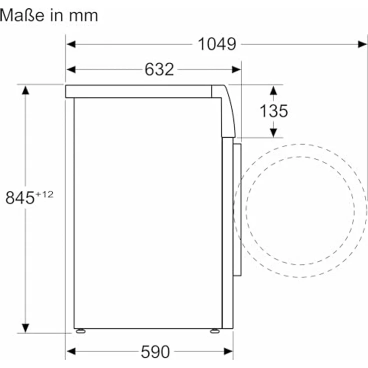 SIEMENS WM14N22A iQ300 Waschmaschine, 9,0 kg, 1351 U/Min., A, mit speedPack L und smartFinish Programm – Bild 13