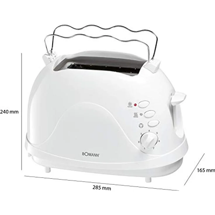 Bomann TA 246 CB Toastautomat, weiß – Bild 4
