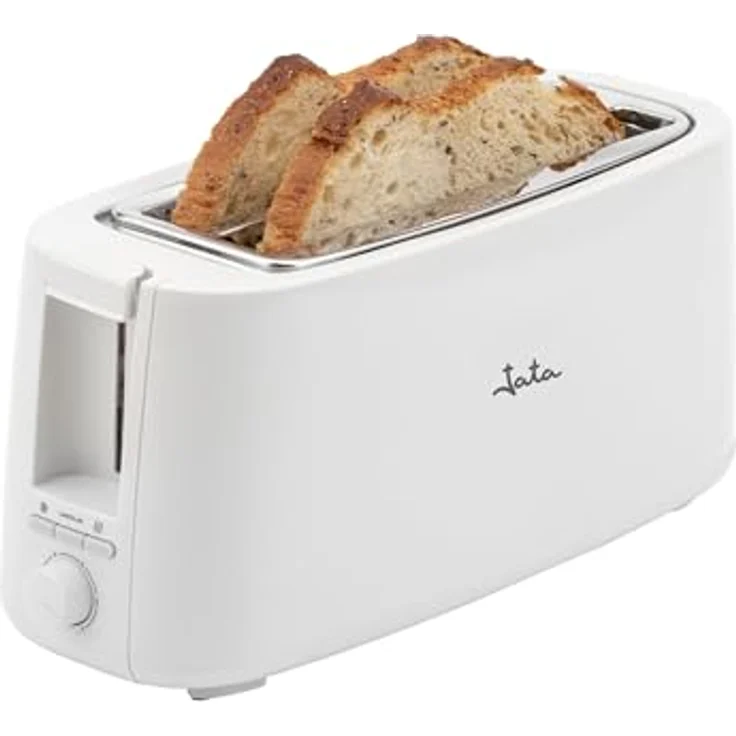 Jata JETT1584 Toaster, 2 Schlitze, 7 Bräunungsstufen, Auftaufunktion, Warmhaltefunktion, 1400 W, mit Krümelschublade – Bild 1