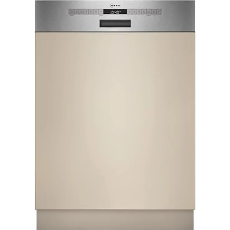 Neff N 50 S145EBS16E, teilintegrierbarer Geschirrspüler 60 cm, gebürsteter Stahl, Open Dry, Aqua Stop, Energieeffizienzklasse A, 13 Maßgedecke – Bild 1