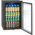 Bomann Glastür-Getränkekühlschrank KSG 7283.1, 115 Liter, 91 Flaschen