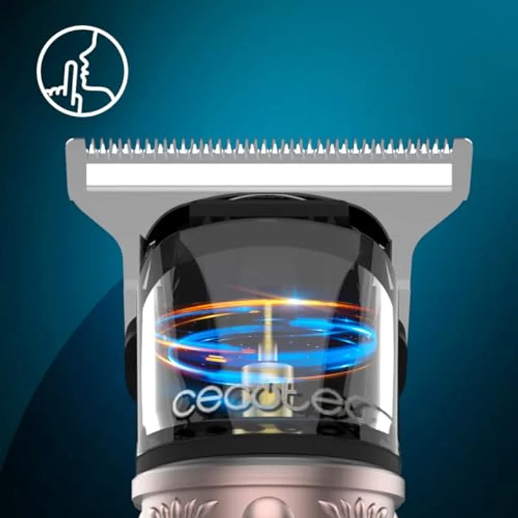 Cecotec Bamba Precisioncare Warrior, Haarschneider mit LCD-Display, 120 Minuten Akkulaufzeit, Silber, One Size – Bild 5